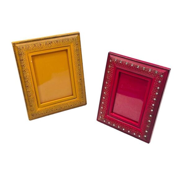 Set of 2 Pier 1 Moroccan Photo Frames - Picture 1 of 15